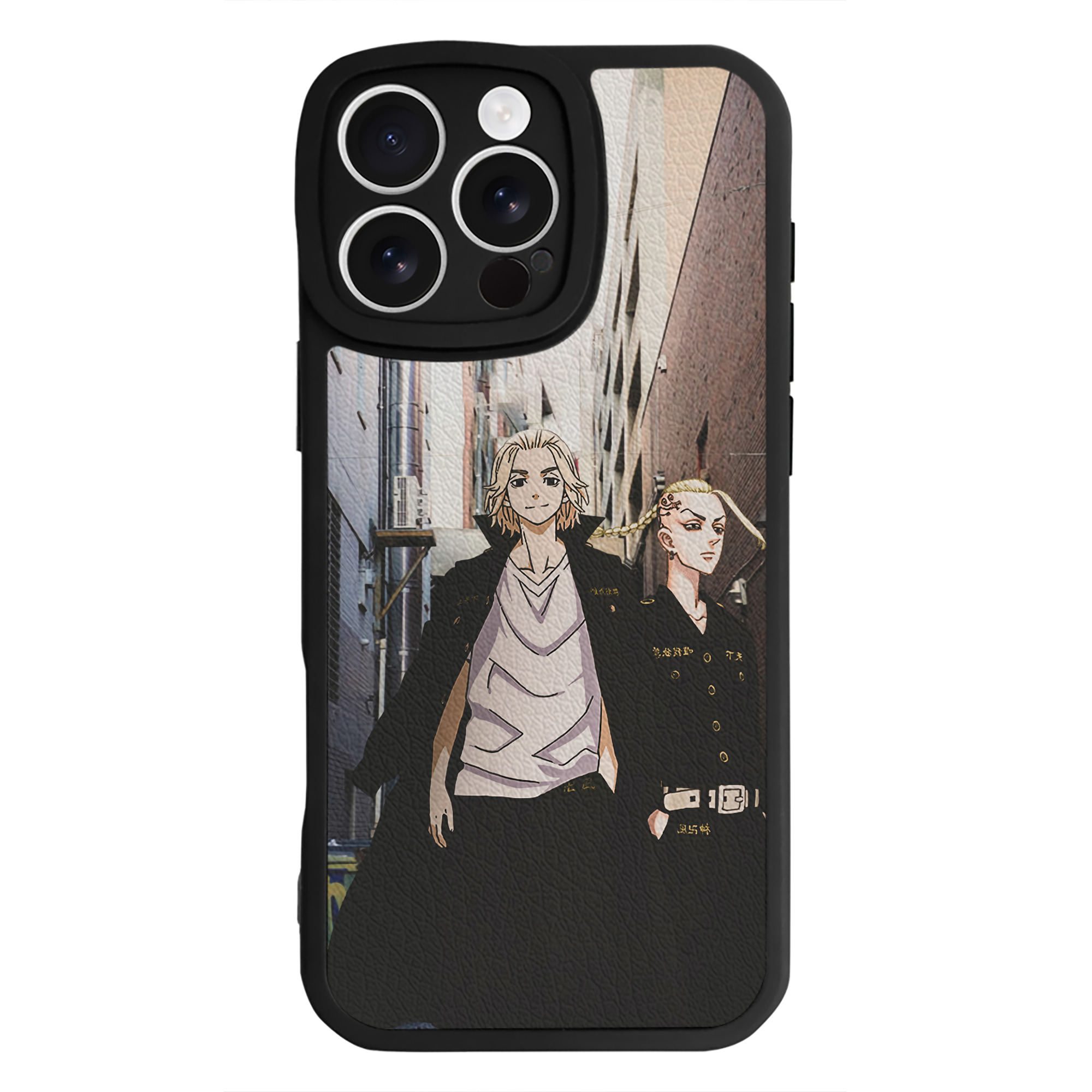（画像用） 東京リベンジャーズ Tokyo Revengers 【iPhone 16シリーズ対応】シリコンスマホケース（レザー調） 材質：シリコン